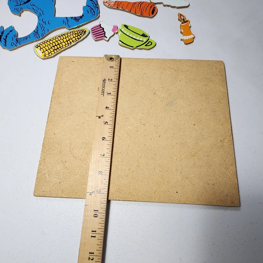 Vintage 1973 Playskool Sesame Street Cookie Monster C Wood Tray Puzzle 315-4